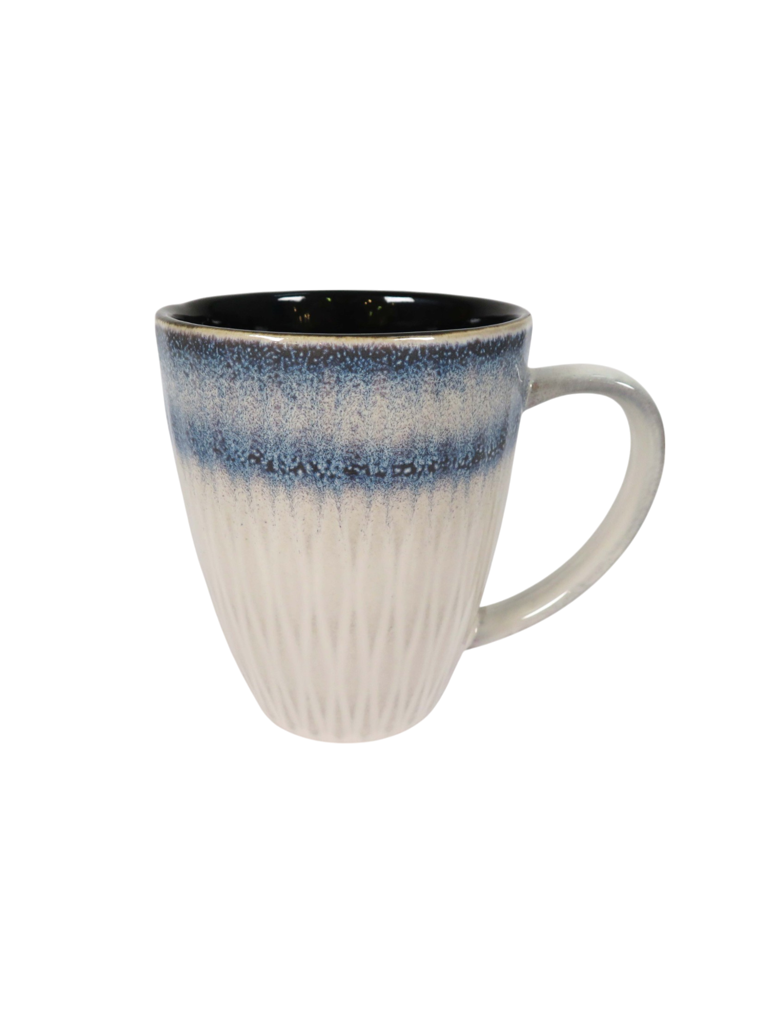 Reactive Glaze Wiped Edge Mug