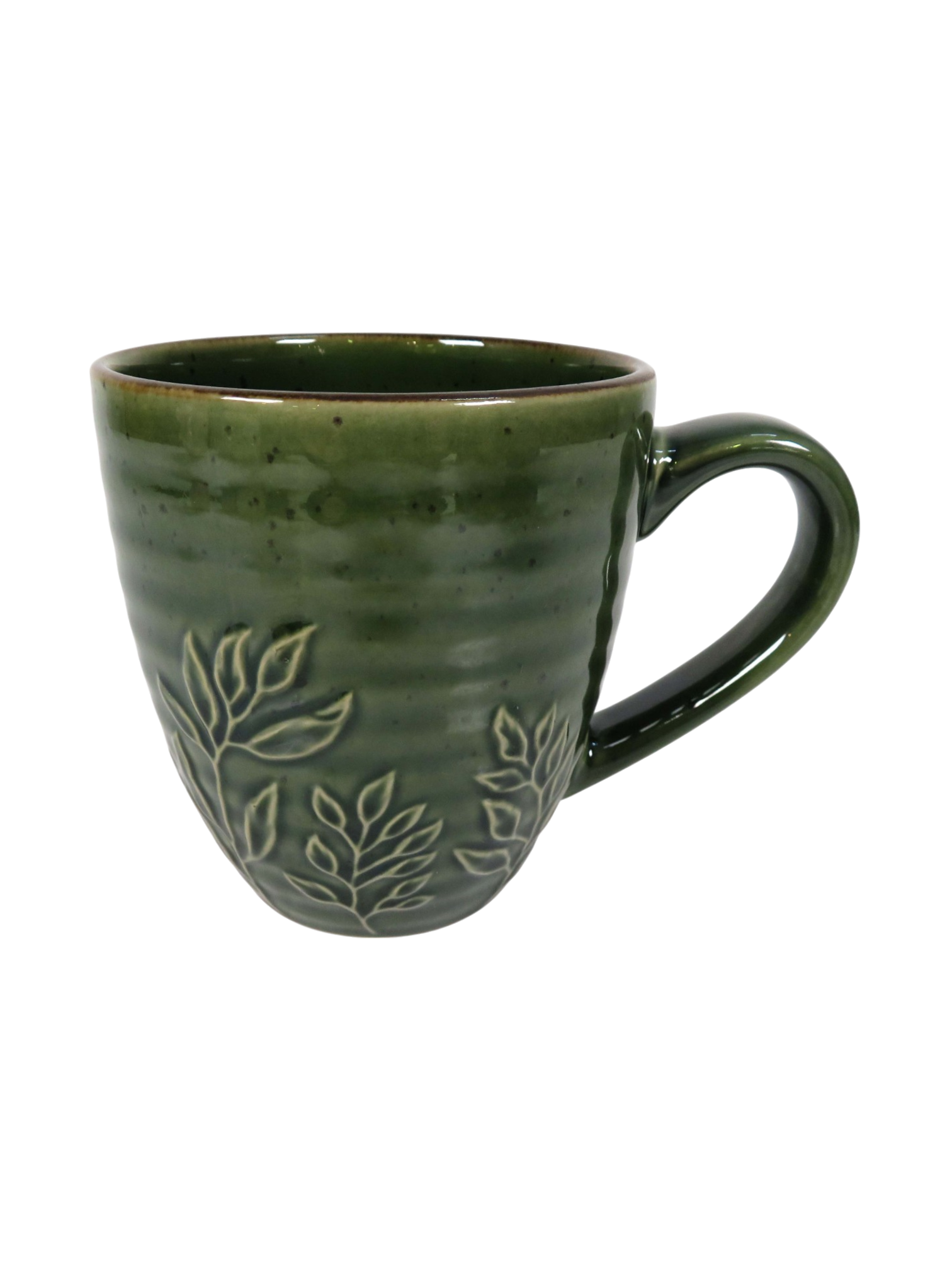 Speckle Leaf Mug in Green