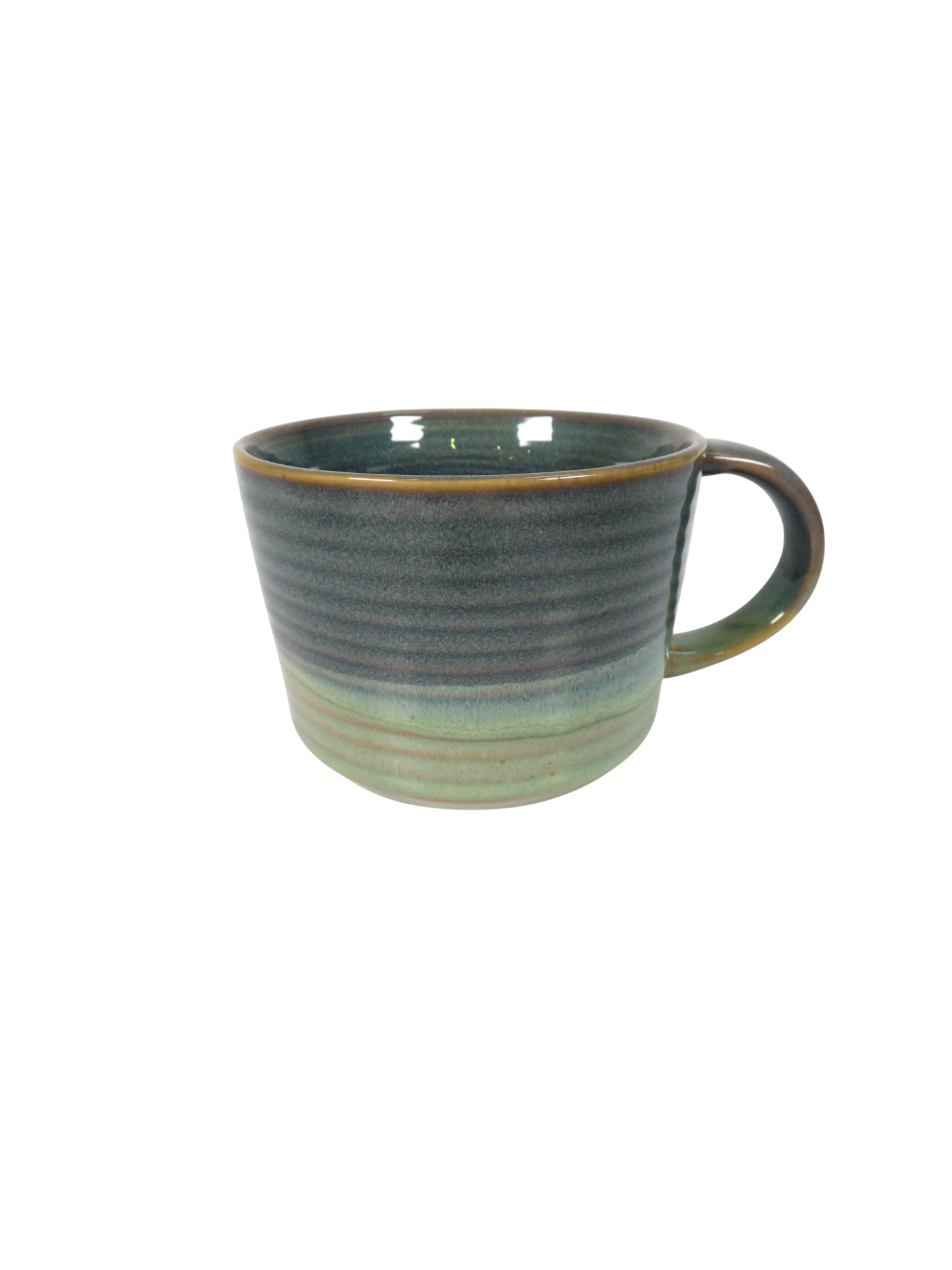 Textured Ripple Mug in Blue