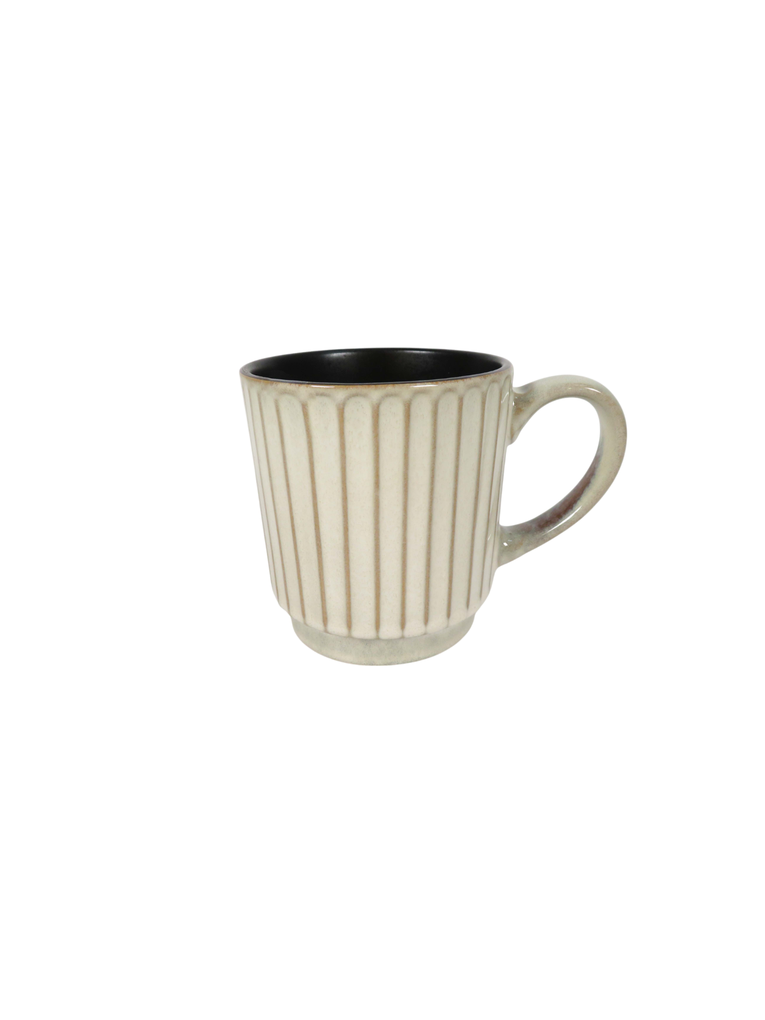 Reactive Ribbed Striped Mug