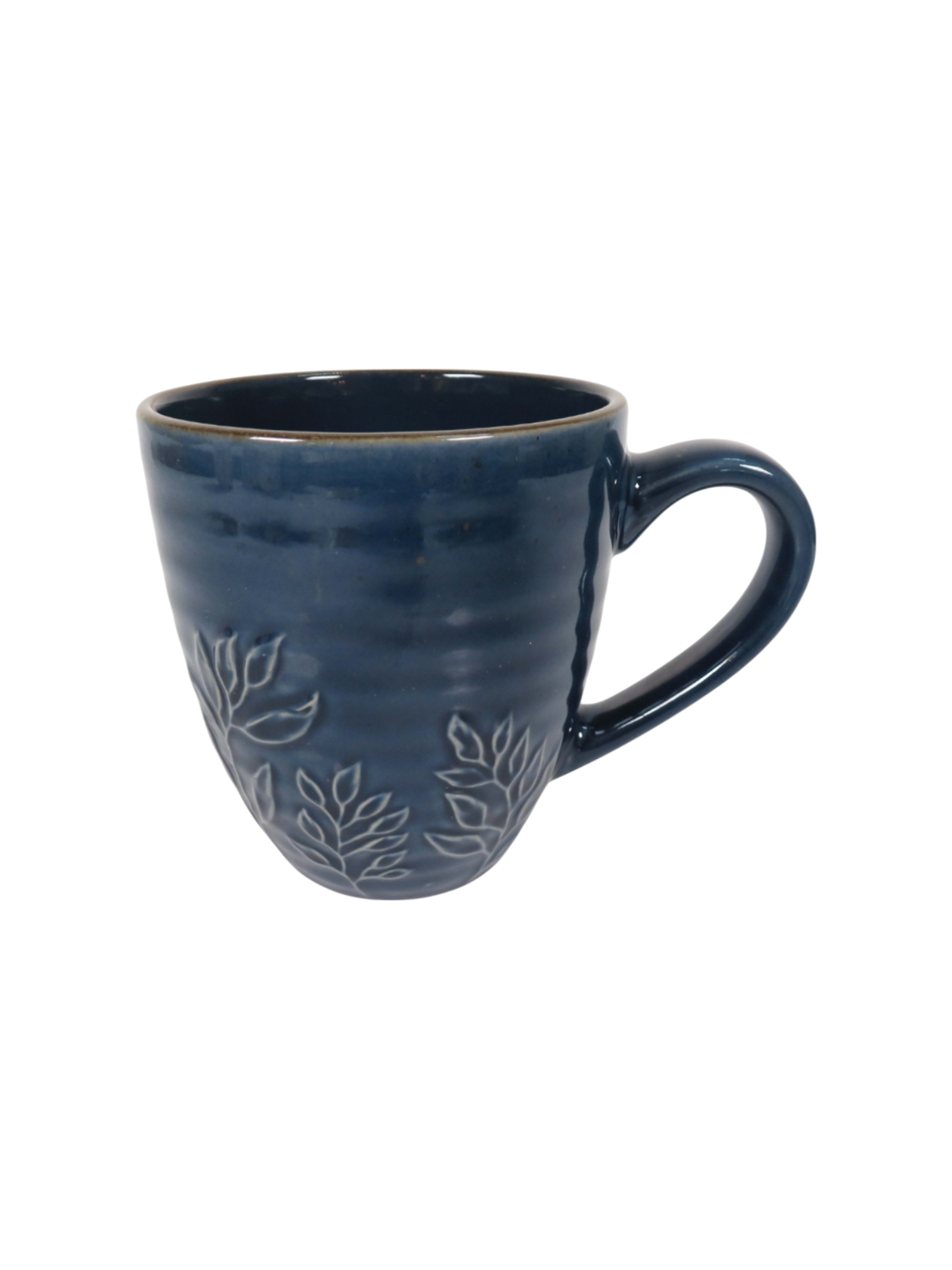 Speckle Leaf Mug in Blue