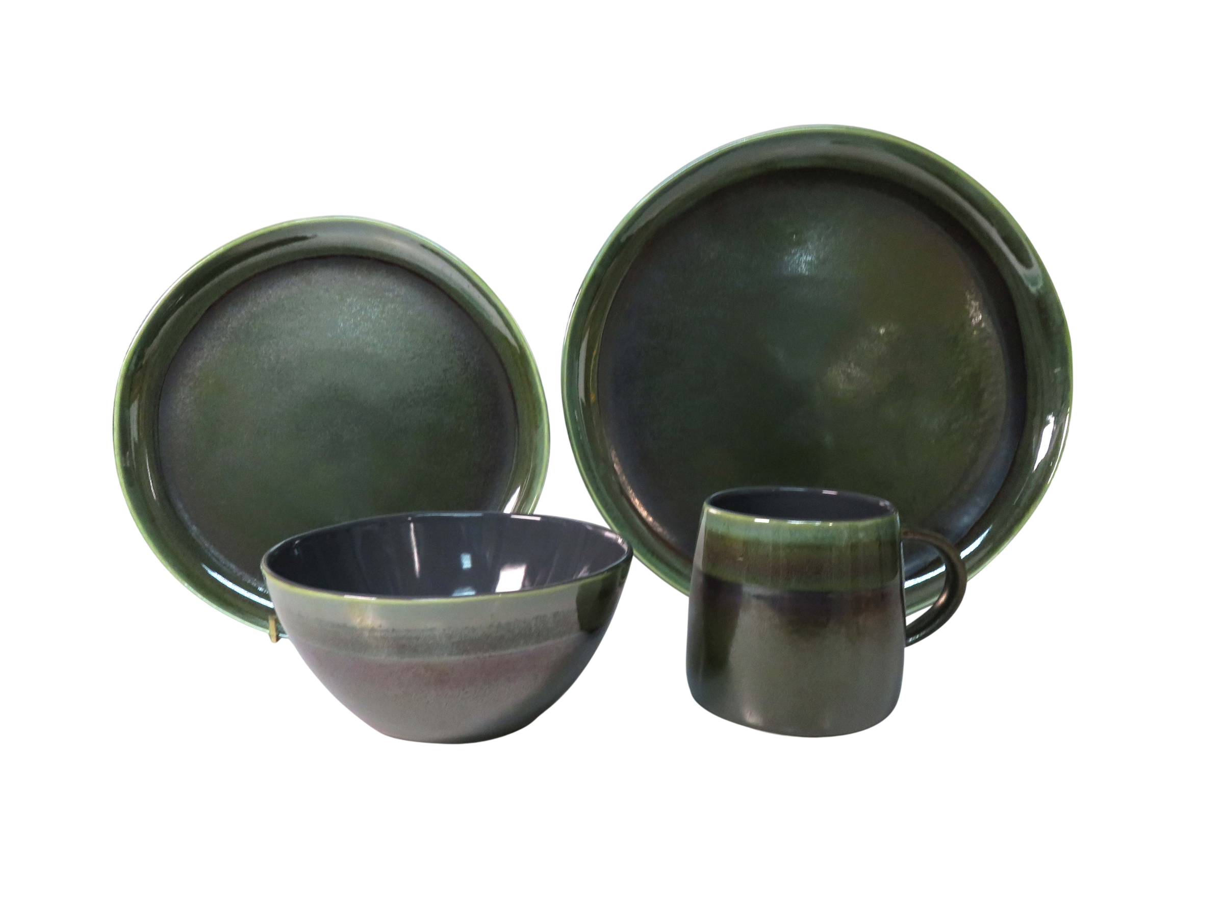 Tide Certified Recycled Clay Dinner Set
