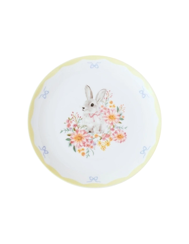 Bunny Cake Plate Set of 4
