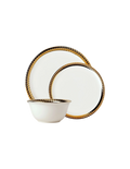Ripple Edge Dinner Set - Gold