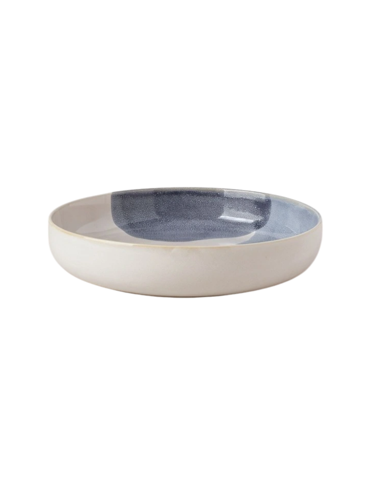 Lagoon Shallow Serving Bowl - Blue