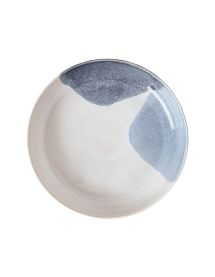 Lagoon Shallow Serving Bowl - Blue