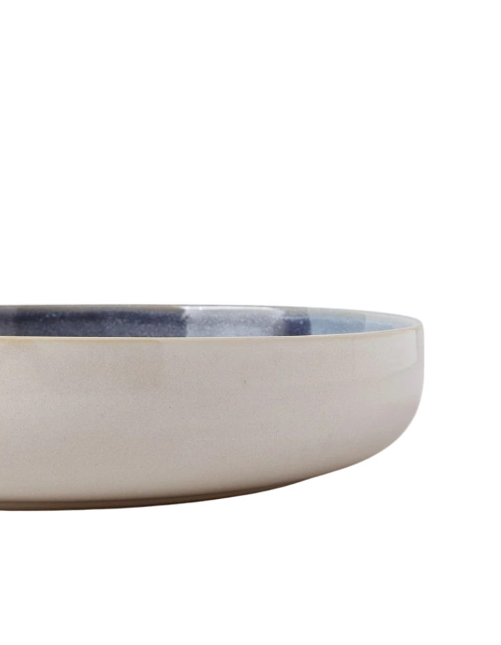 Lagoon Shallow Serving Bowl - Blue