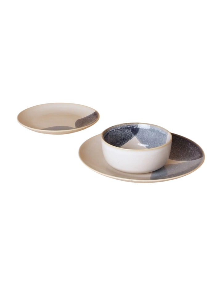 Laguna Dinner Set 12pc in Blue/White