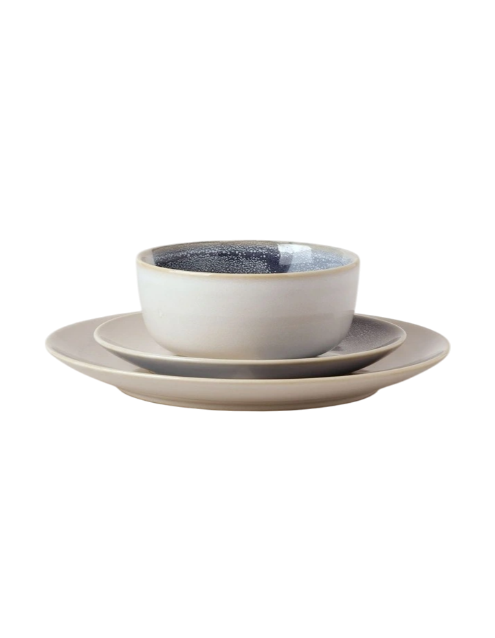 Laguna Dinner Set 12pc in Blue/White