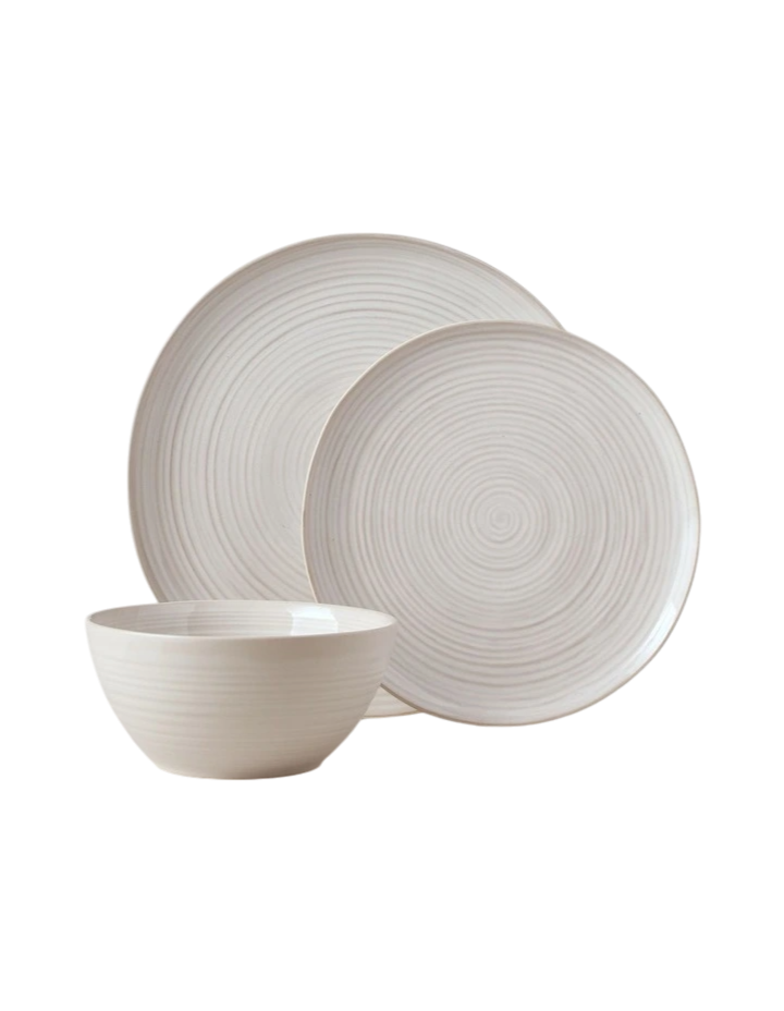 Carlton 12pc Dinner Set - Cream