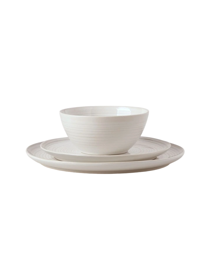 Carlton 12pc Dinner Set - Cream