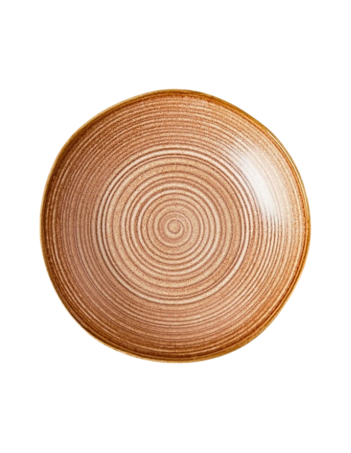 Carlton Pasta Bowl - Rust
