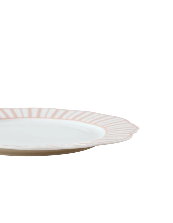 Spring Cake Plate Set of 4 - Pink