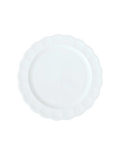 Scalloped Charger in White