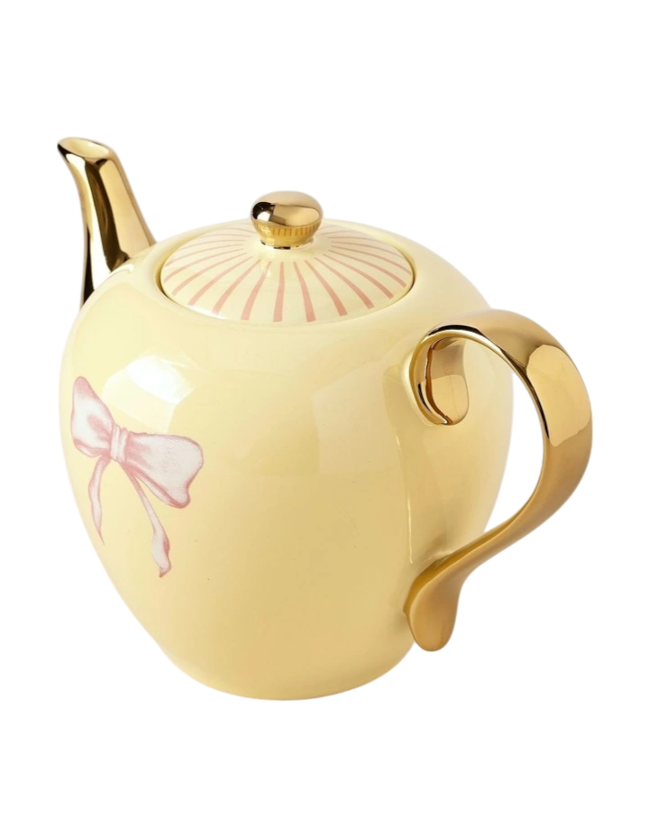 Iris Tea Story Tea Pot in Yellow