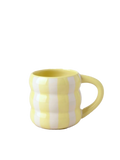 Cloud Mug - yellow stripe