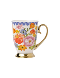 Maisie Floral Footed Mug in White