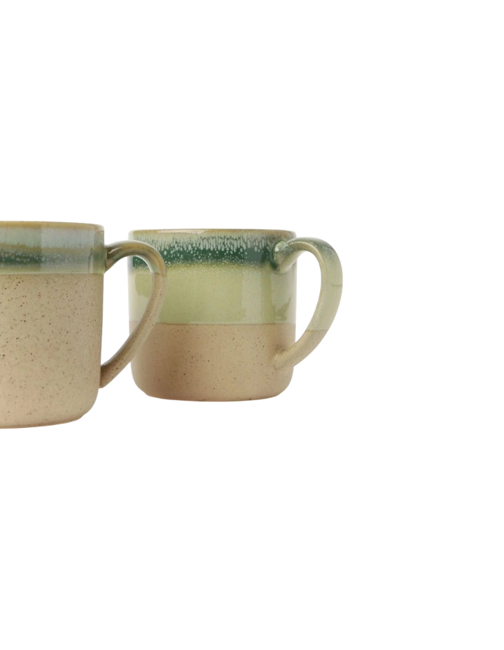 Chadwick Wiped Edge Mug Set of 2 - Olive
