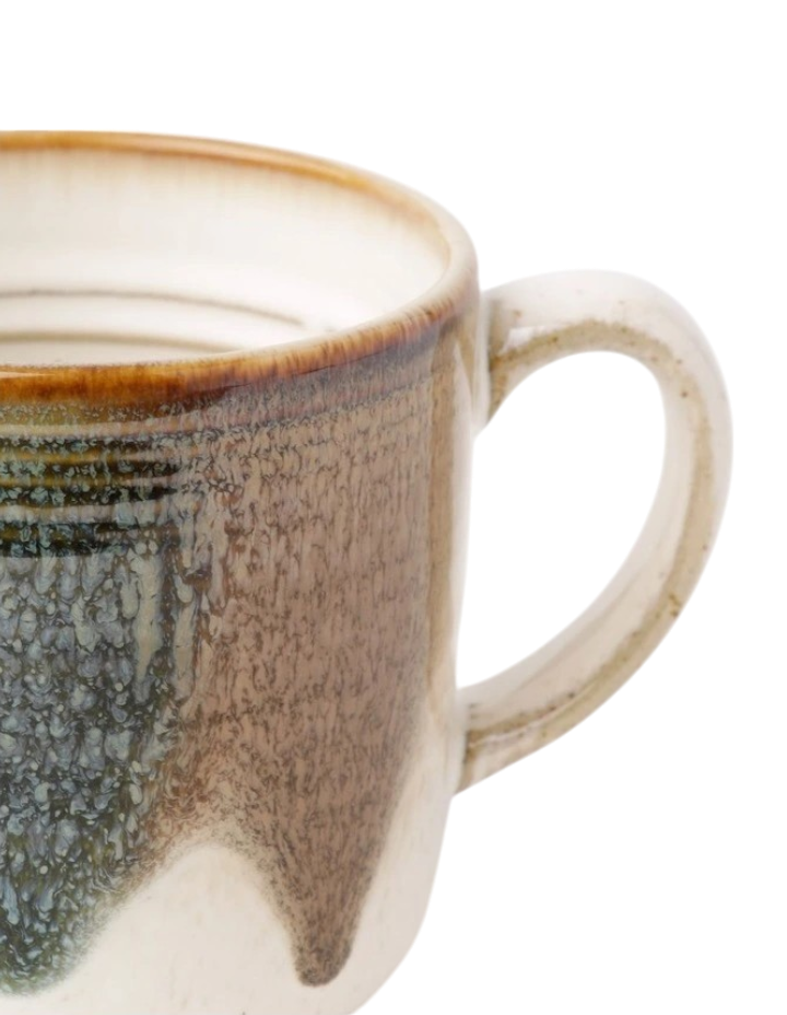 Chadwick Poured Speckle Mug Set of 2 - Olive