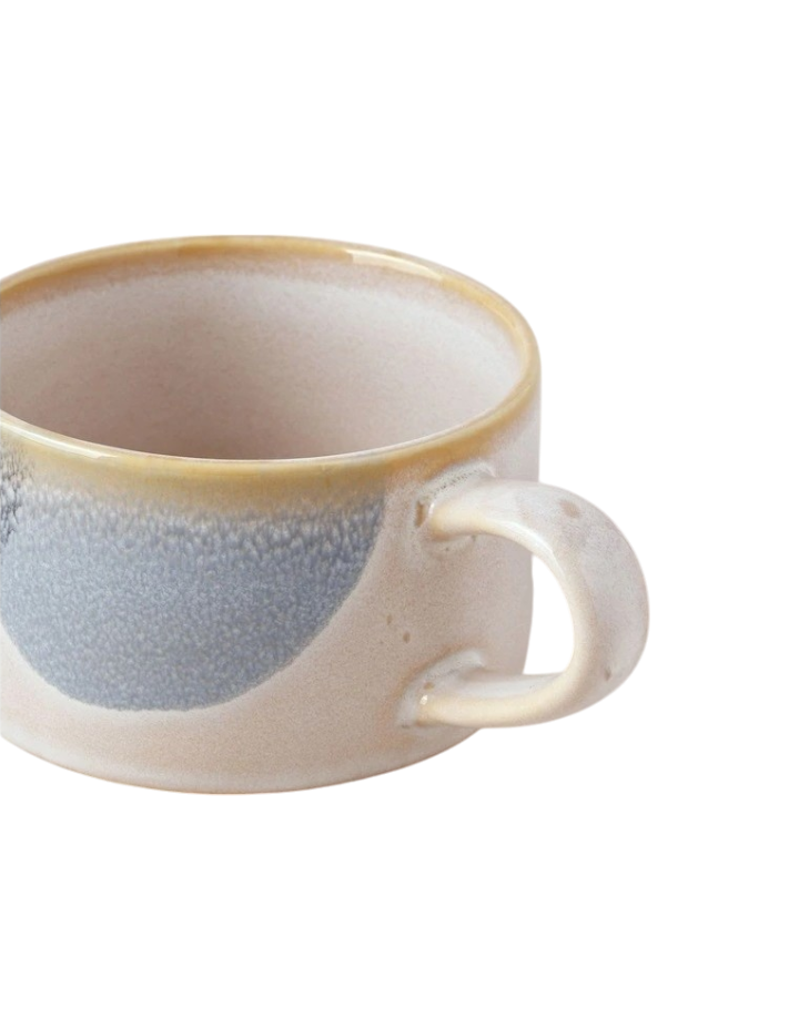 Laguna Soup Mug in Blue/White