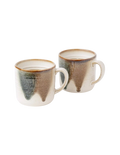 Chadwick Poured Speckle Mug Set of 2 - Olive