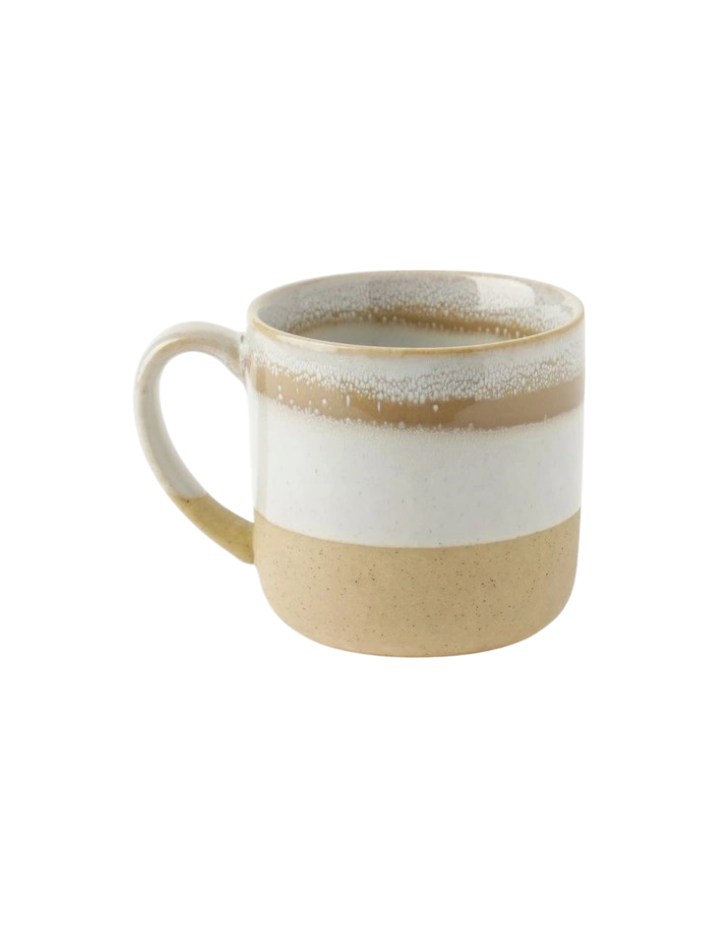 Chadwick Wiped Edge Mug Set of 2 - White/Cherry