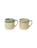 Chadwick Wiped Edge Mug Set of 2 - Olive