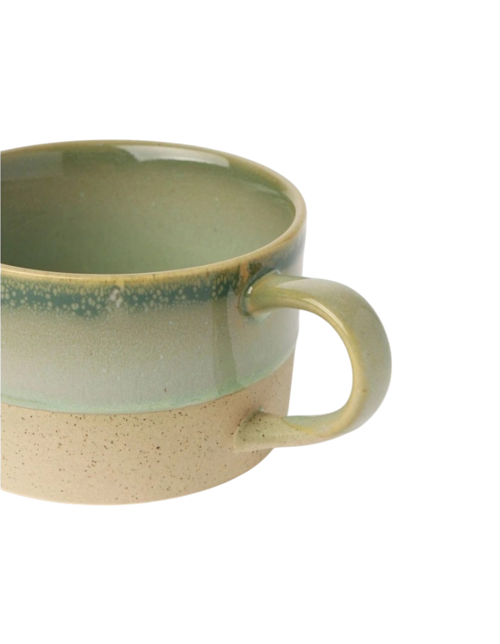 Chadwick Wiped Edge Soup Mug - Olive