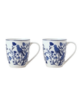 Everly Mug Set of 2 in Blue/White