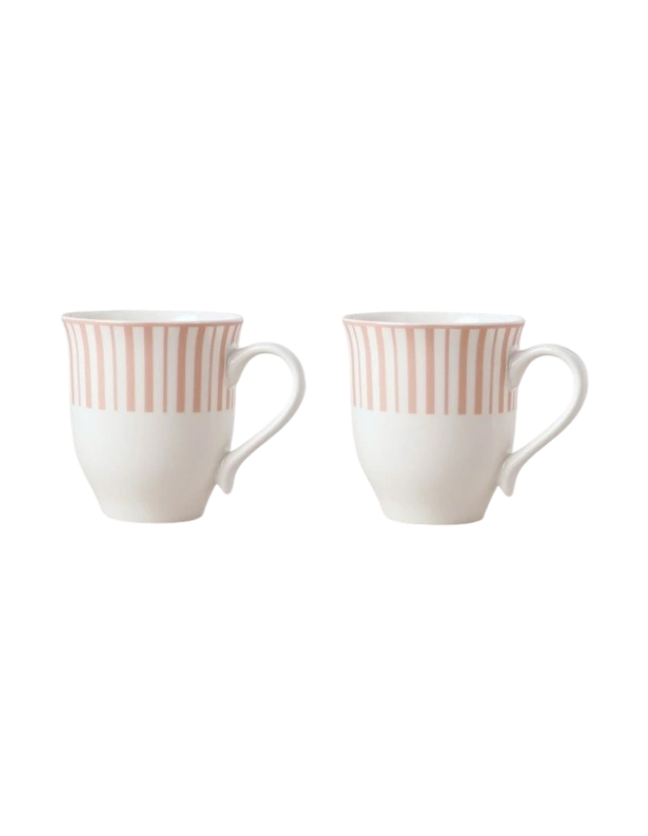 Spring Mug Set of 2 - Pink