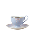 Iris Tea Story Tea Cup & Saucer Set in Blue