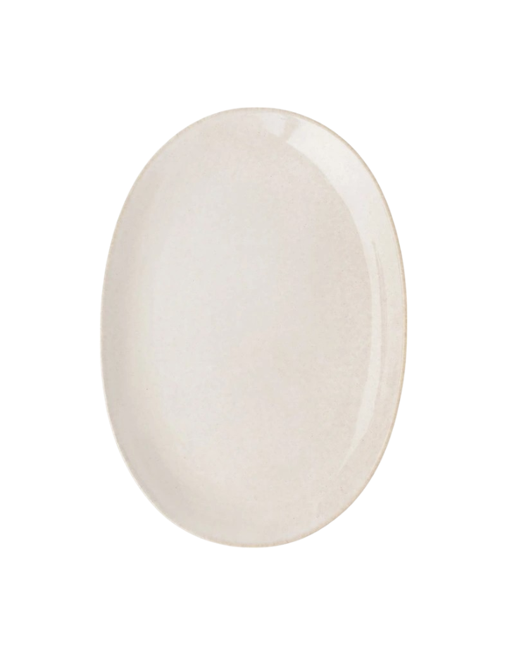 Chadwick Wiped Edge Oval Platter - Sand
