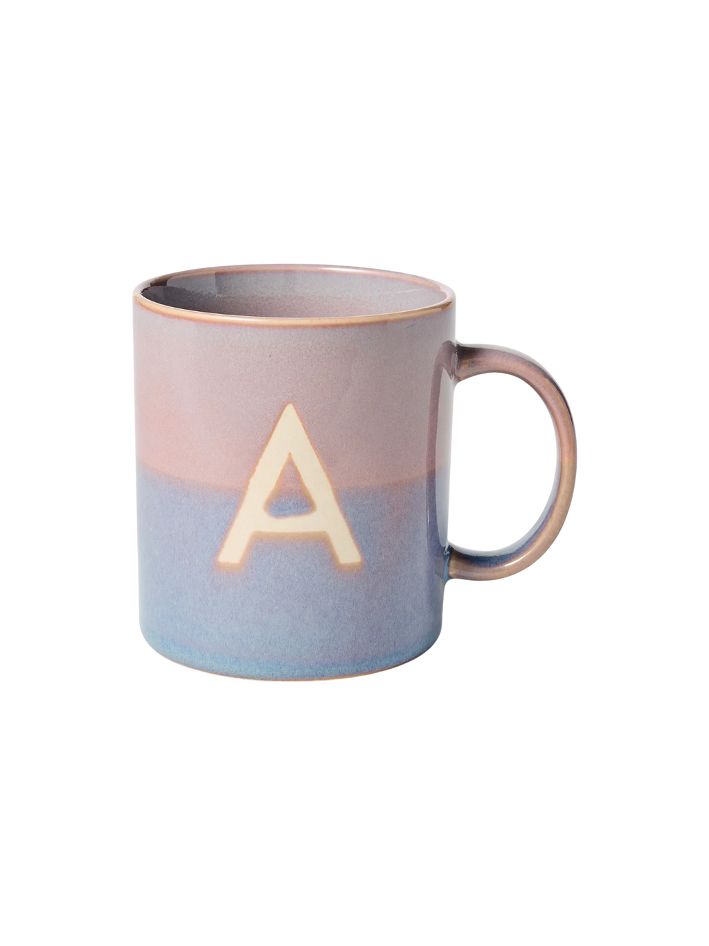 Color Block Monogram Mug