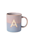 Color Block Monogram Mug