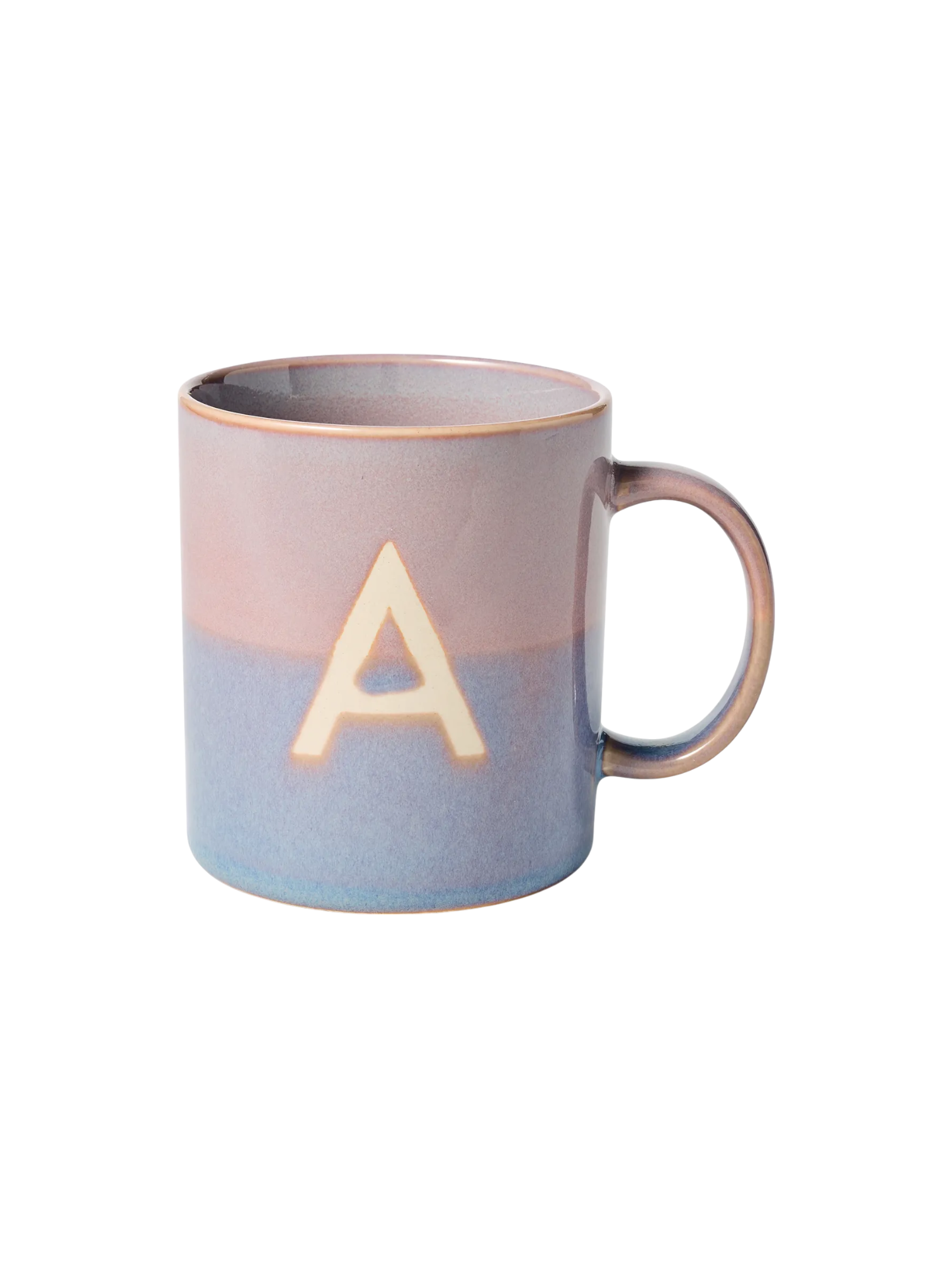 Color Block Monogram Mug