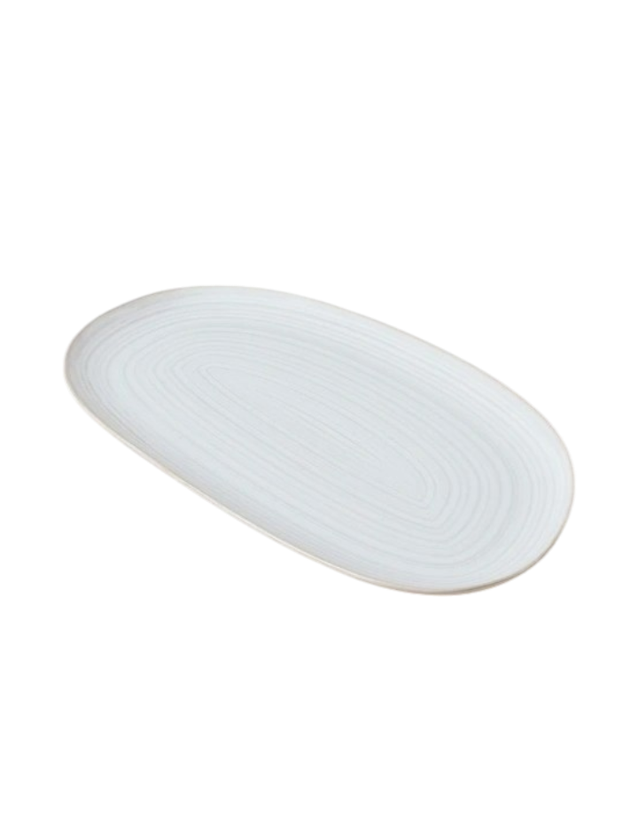 Carlton Oval Platter - Cream