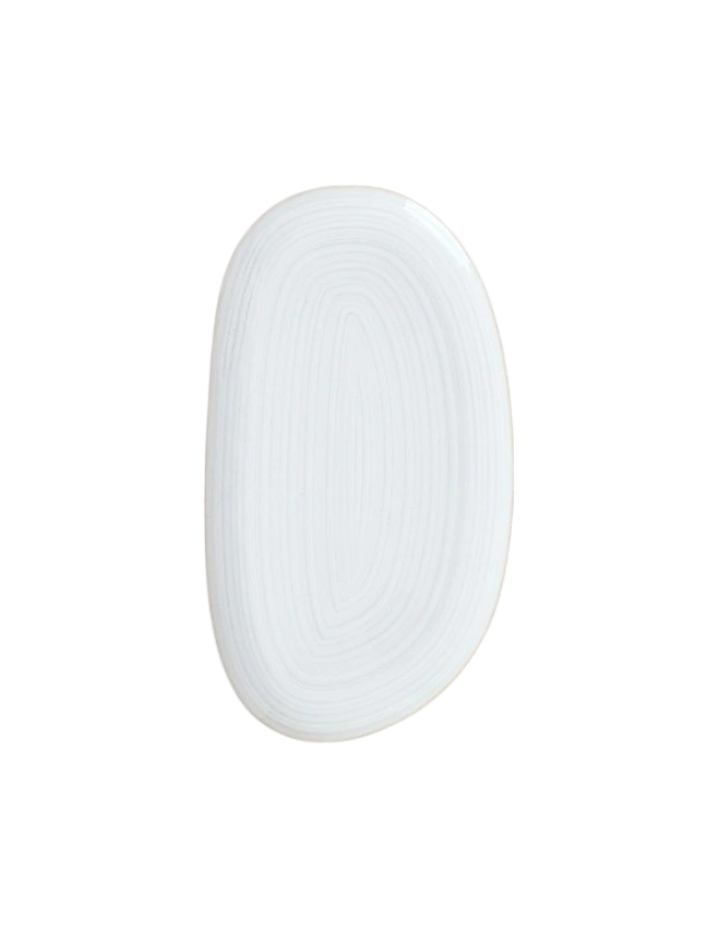 Carlton Oval Platter - Cream