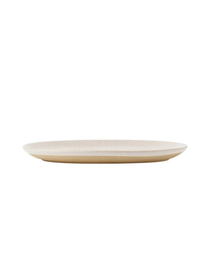 Chadwick Wiped Edge Oval Platter - Sand