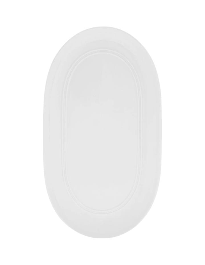 Boulevard Oval Platter - White