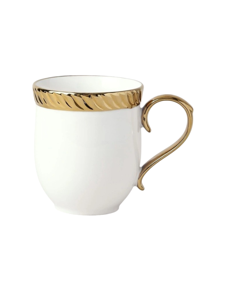 Ripple Edge Mug - Gold