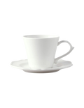 Heritage Scalloped Cup & Saucer White