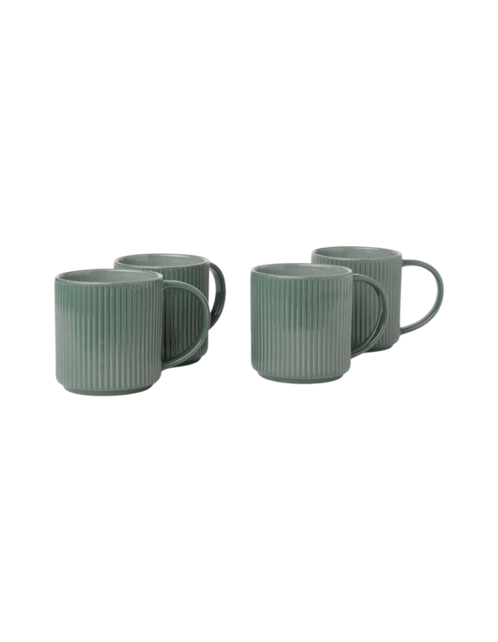 Cottesloe Mug Set of 4 in Green