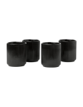 Cottesloe Latte Cup Set of 4 in Black