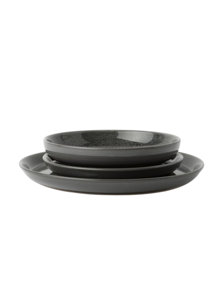 Chadwick Dinner Set 12 Piece - Charcoal