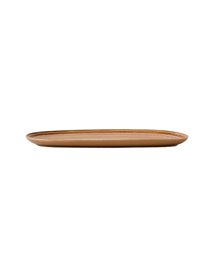 Carlton Large Platter - Rust