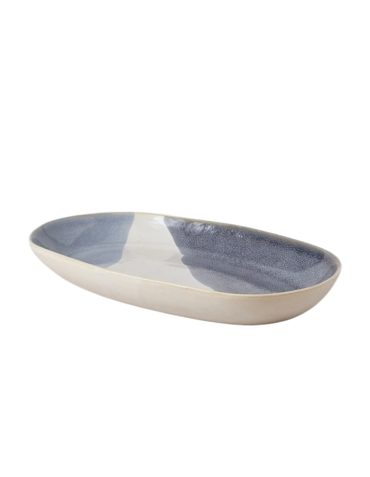 Lagoon Oblong Platter - Blue