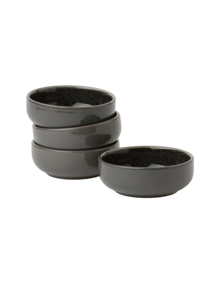 Chadwick Tapas Bowl Set of 4 Bowls - Charcoal