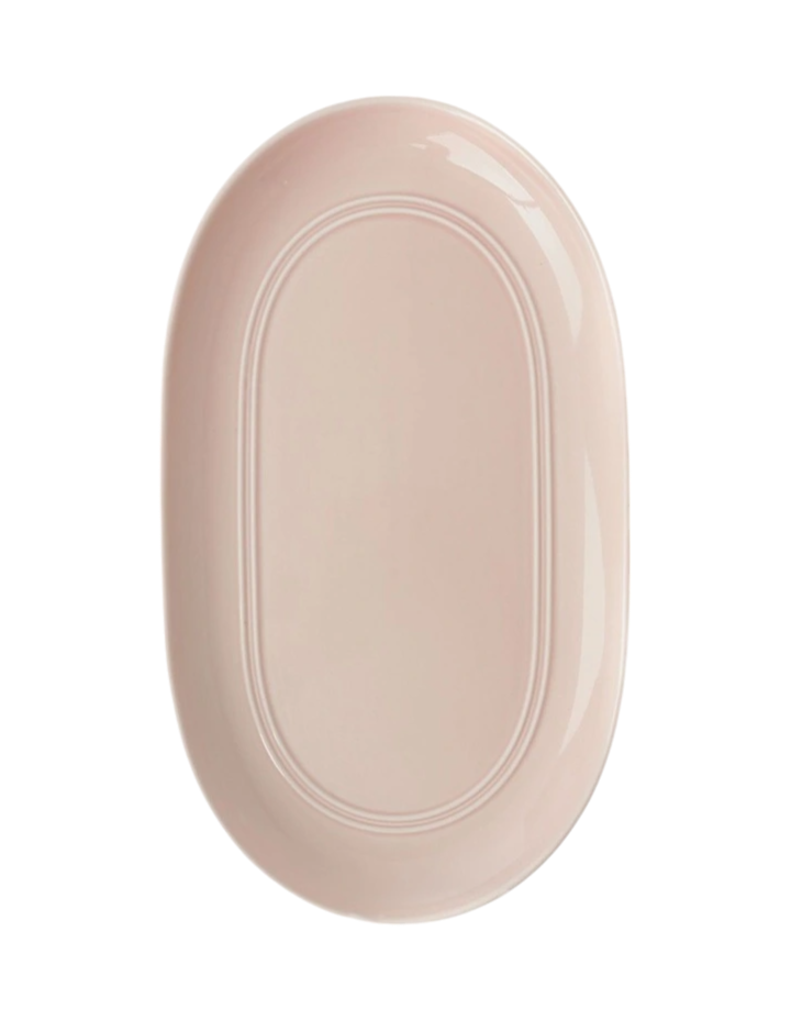 Boulevard Oval Platter - Pink