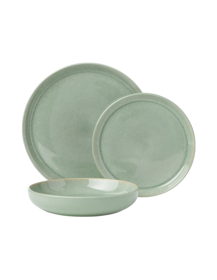 Chadwick 12 Piece Dinner Set - Olive