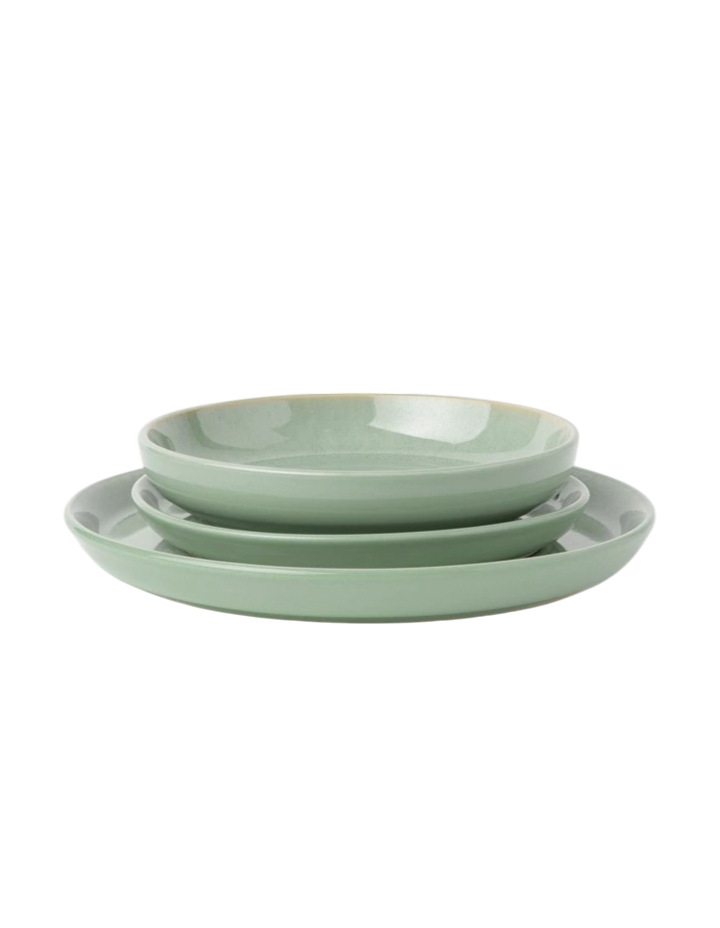 Chadwick 12 Piece Dinner Set - Olive